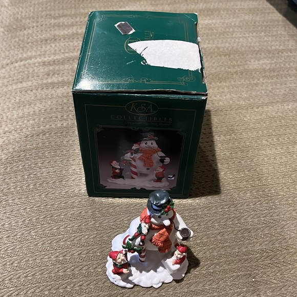 KSA Collectibles Snowman Elves Christmas decoration Holiday decor - Picture 7 of 7